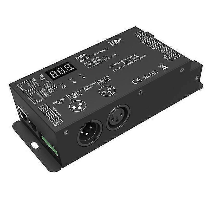 Led DMX512 to SPI Decoder 1024 Dots TTL Pixel Controller Support 6803
