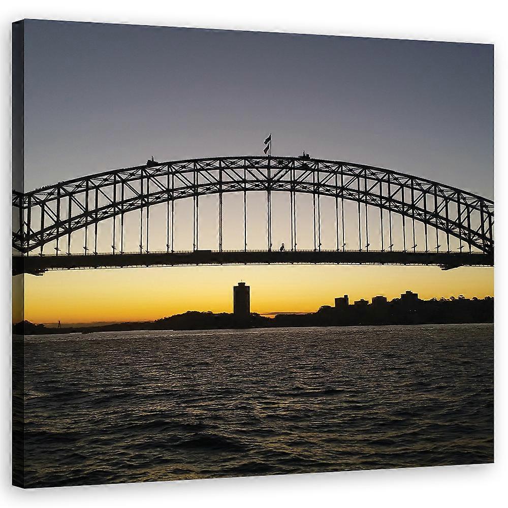 Impression sur toile, Villes et architecture - Orange - 30x30