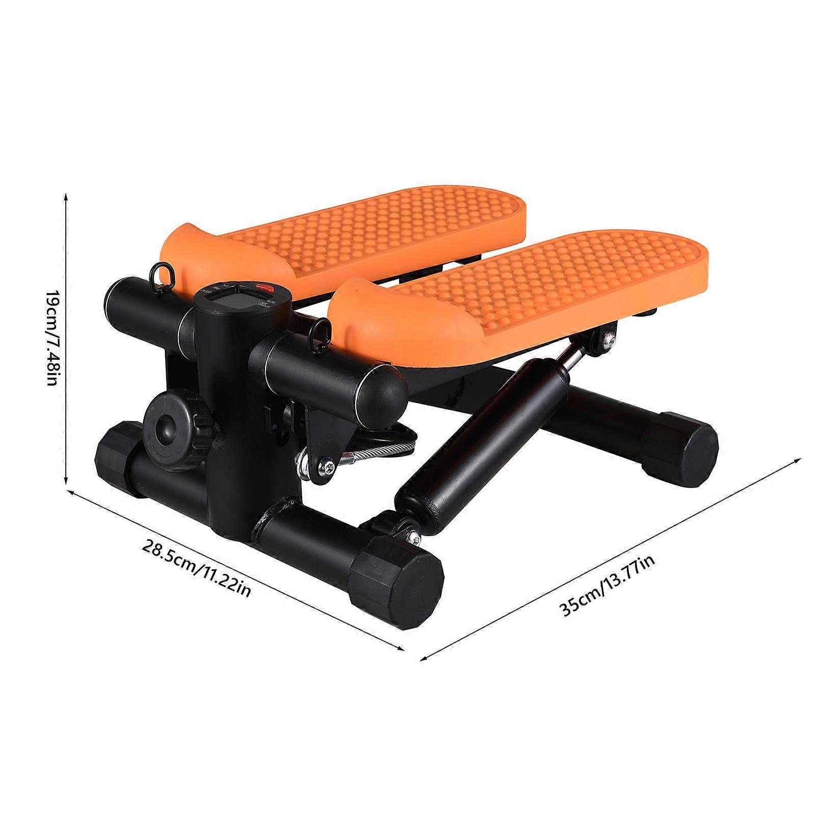 Mini Stepper For Exercise At Home With Resistance Bands LCD Display Capacity 100kg Stair Stepper
