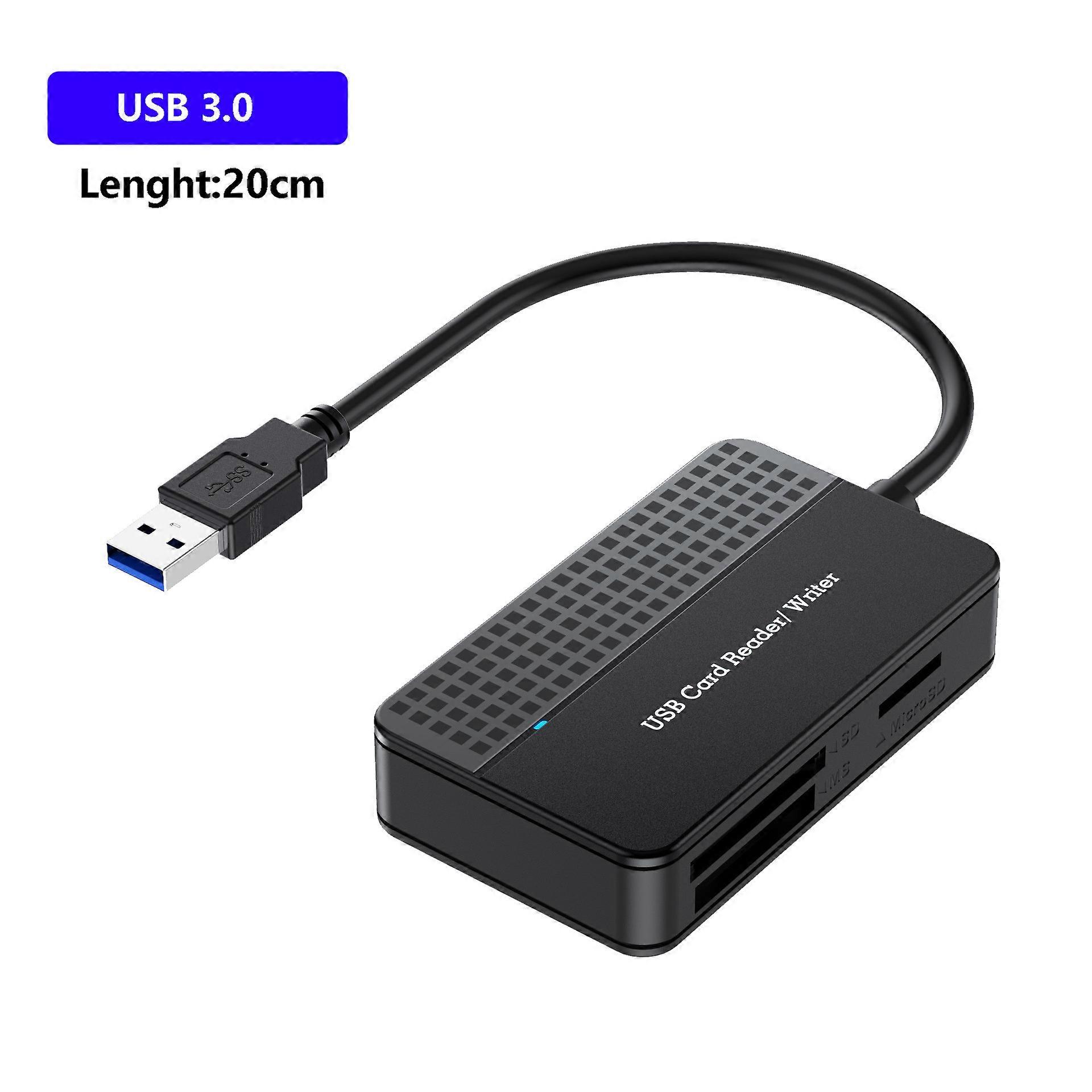 USB 3.0 Flash Card Adapter 4 in 1 5Gbps Memory Card Writer 5Gbps (USB3.0)