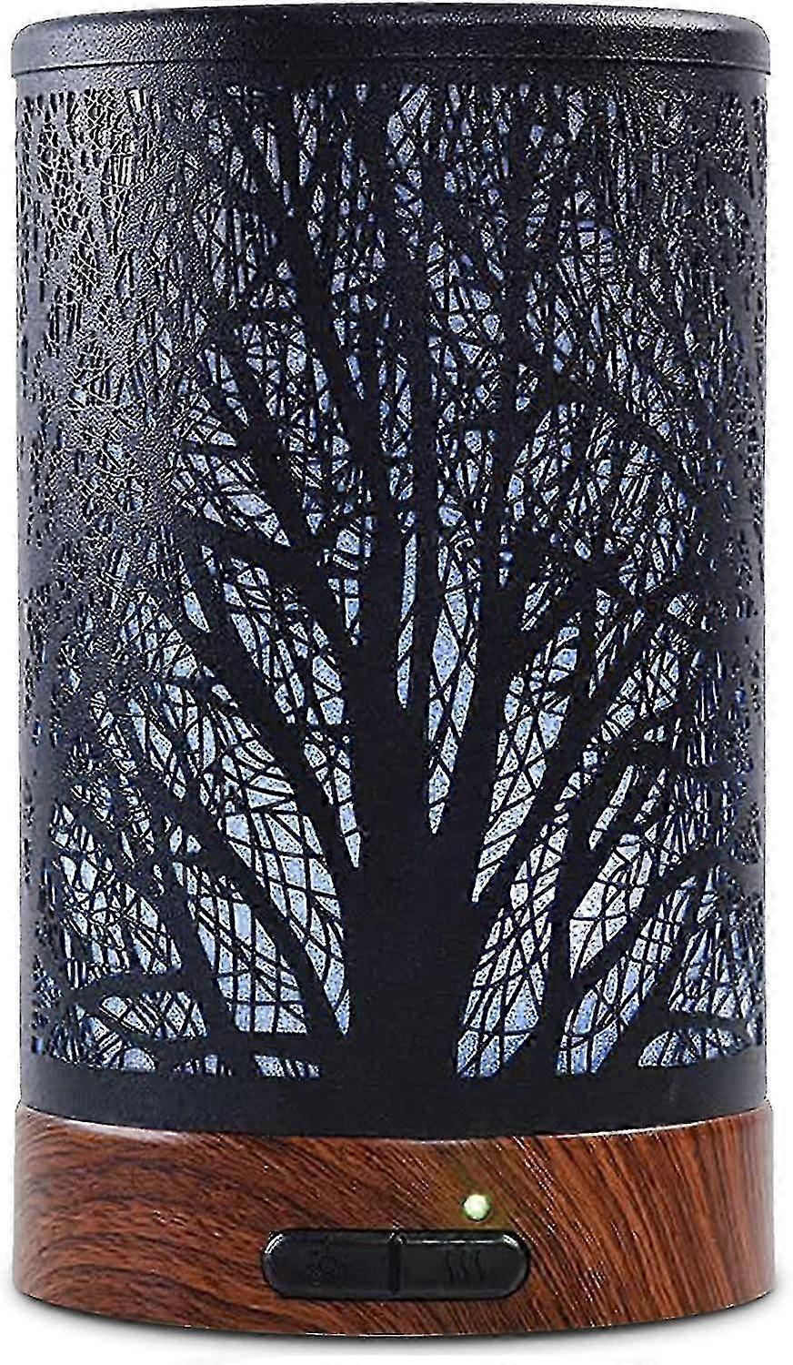 Diffusori ad ultrasuoni Elettrico Ferroso 100 ml, timer e spegnimento automatico, 7 colori che cambiano (albero) olio essenziale