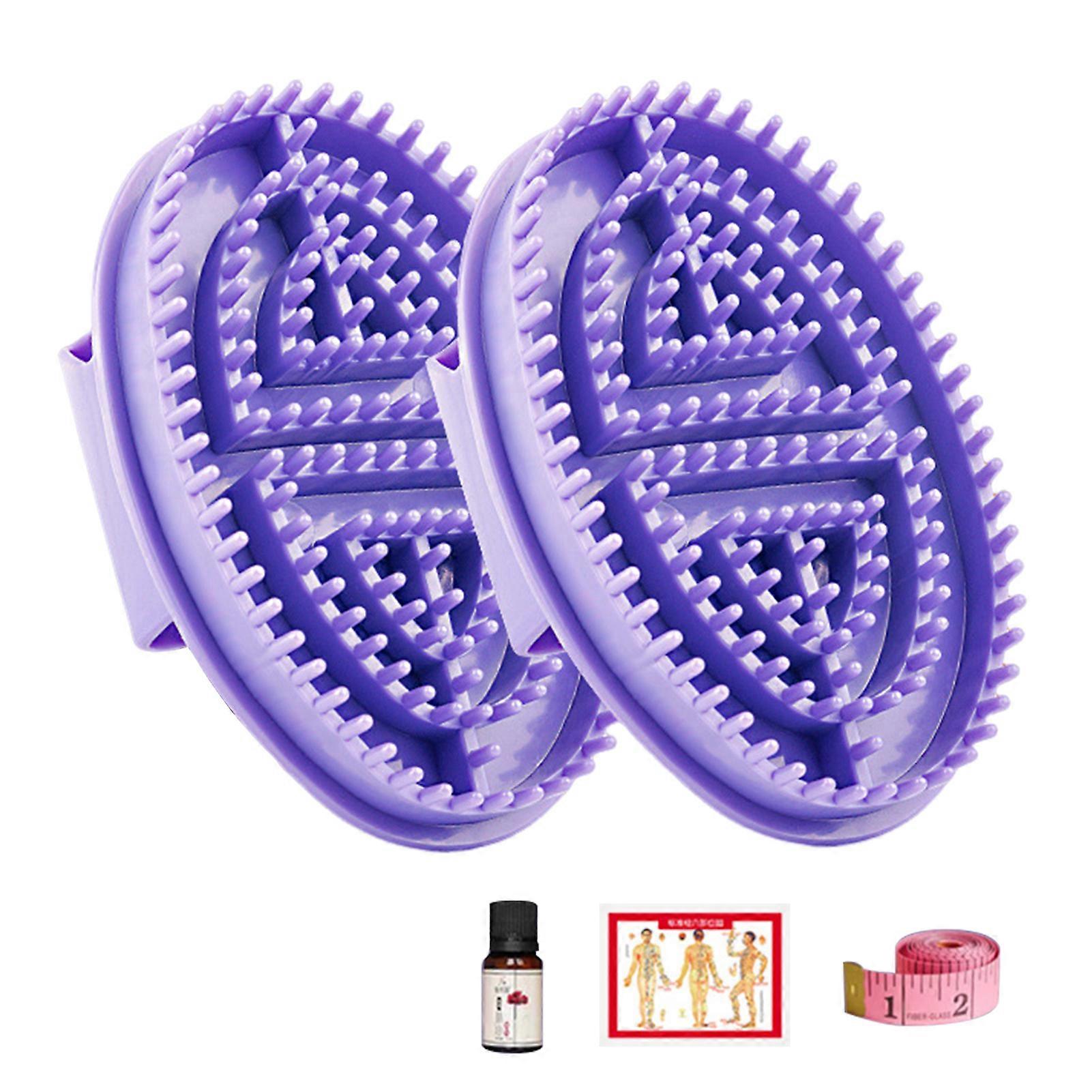 Full Body Massage Brush Cellulite Body Massager Brush Comb for Shoulder Leg Calf
