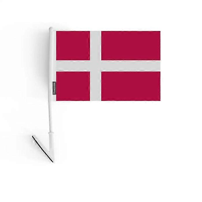 Adhesive flag - Denmark - 14 x 21 cm - 10 pieces - Polyester - Lightweight and durable
