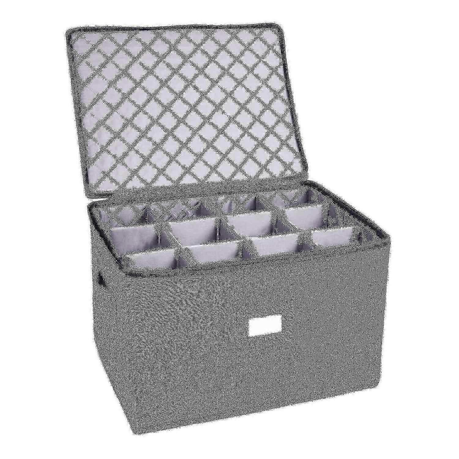 Weinglasaufbewahrung fasst 12 Weingläser oder eine faltbare Weinaufbewahrungsbox, die auch für Kleidung verwendet werden kann