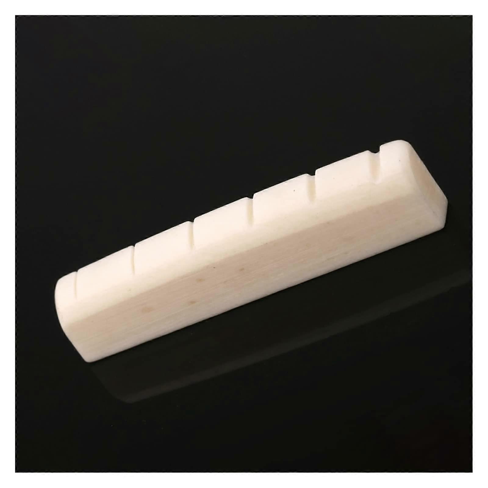 Guitar Nut Bone Flat Bottom For LP Standard Style Les Paul 44.07x4.98x9.30mm Set Of 2