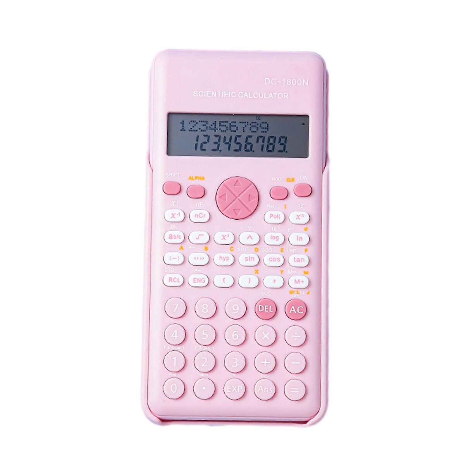 Scientific Portable Calculators Functional Engineering Scientific Calculator Multiple Modes Graphing Function Portable  pink