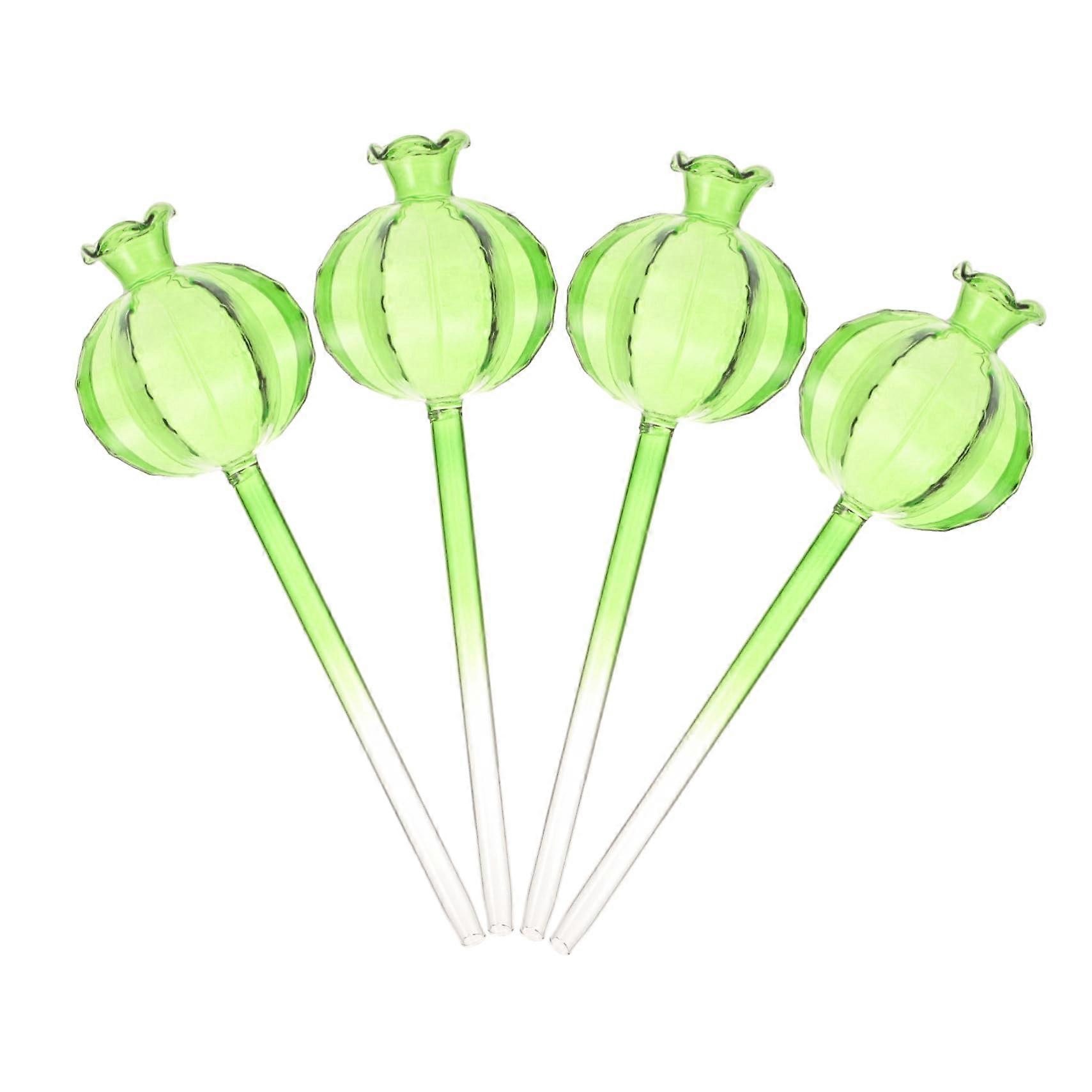 Automatic Watering Balls for Plants - 4-Piece Set of Self-Watering Drip Spikes for Indoor Garden Pots and Sprinklers
