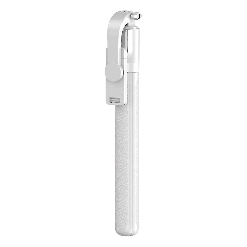 Z165 1.7m Wireless Bluetooth Selfie Stick Handheld Portable Phone Tripod, Without Light - White