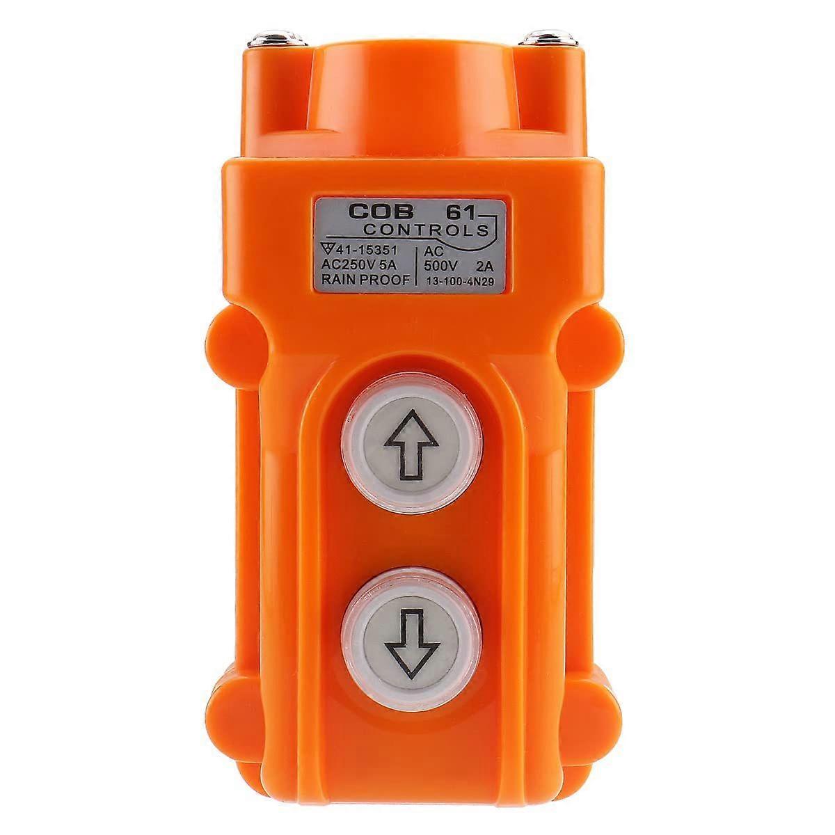 2025 Latest Model Push Button Switch COB-61 Water Proof Hoist Crane Pendant Up