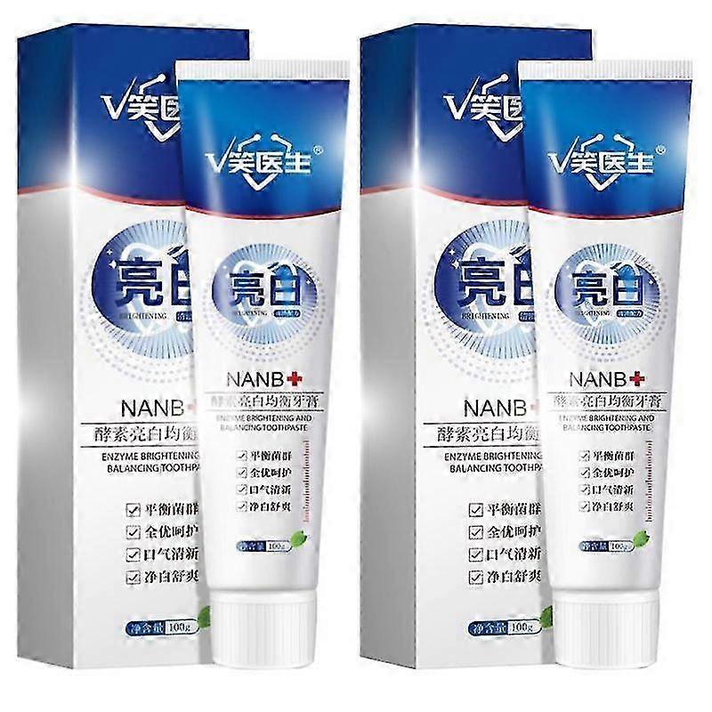 2025 2Pcs SP-4 Probiotic Whitening Toothpaste Brightening & Stain Removing SP-4 Probiotic Toothpaste Fresh Breath Teeth Whiten Toothpaste