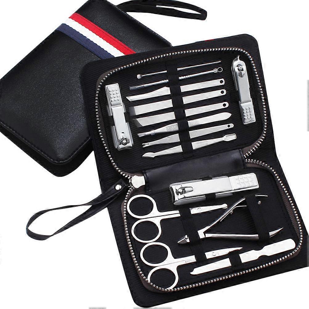 Travel Size Manicure Kit, Robust Carbon Steel Tools for Convenience