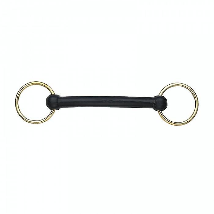 Shires Overcheck Rubber Horse Bradoon Bit