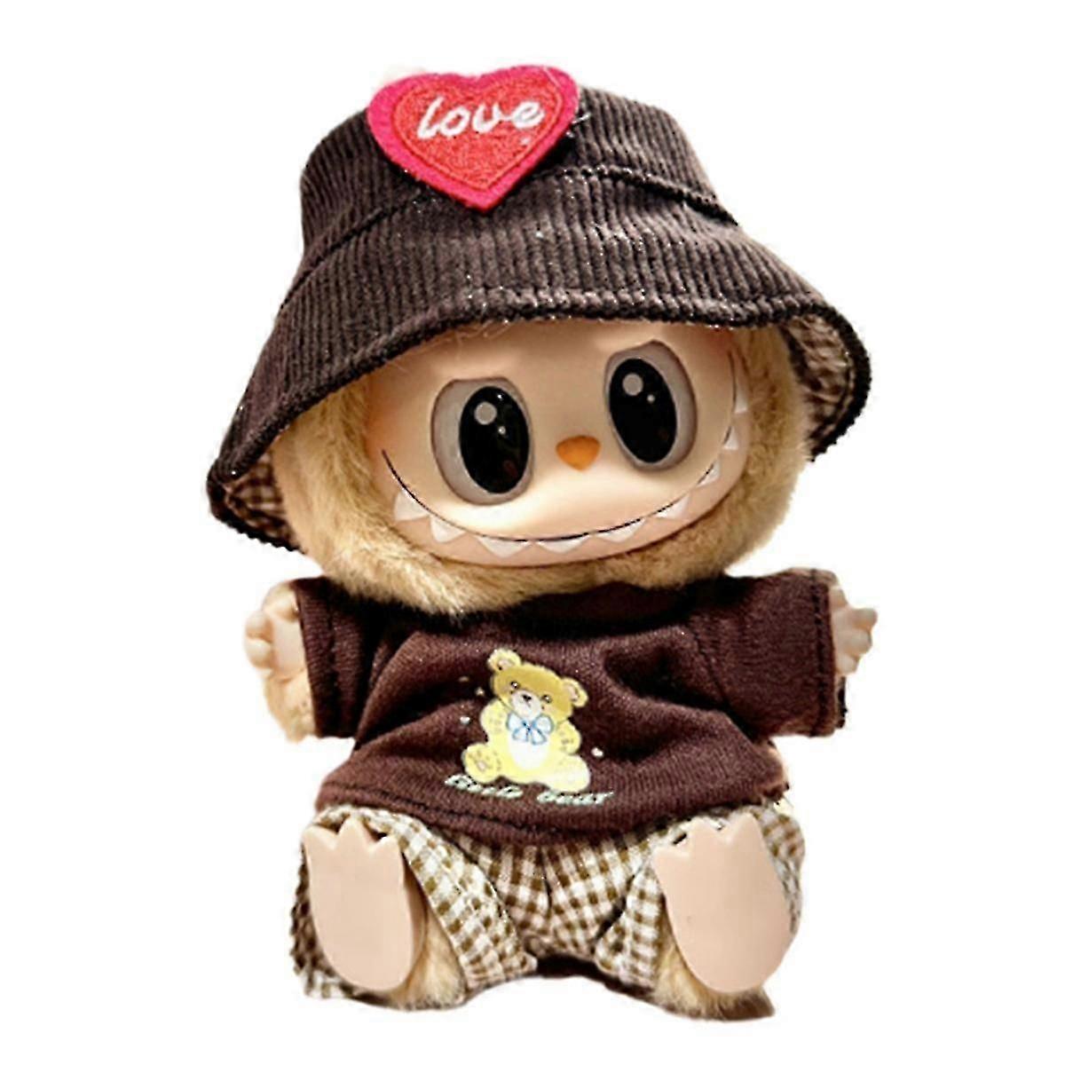 Labubu V2 Σειρά ρούχων Labubu Χαριτωμένη κούκλα Ρούχαστολίδια παιχνιδιών μόνο Labubu ρούχα χαριτωμένο παιχνίδι κούκλας (N