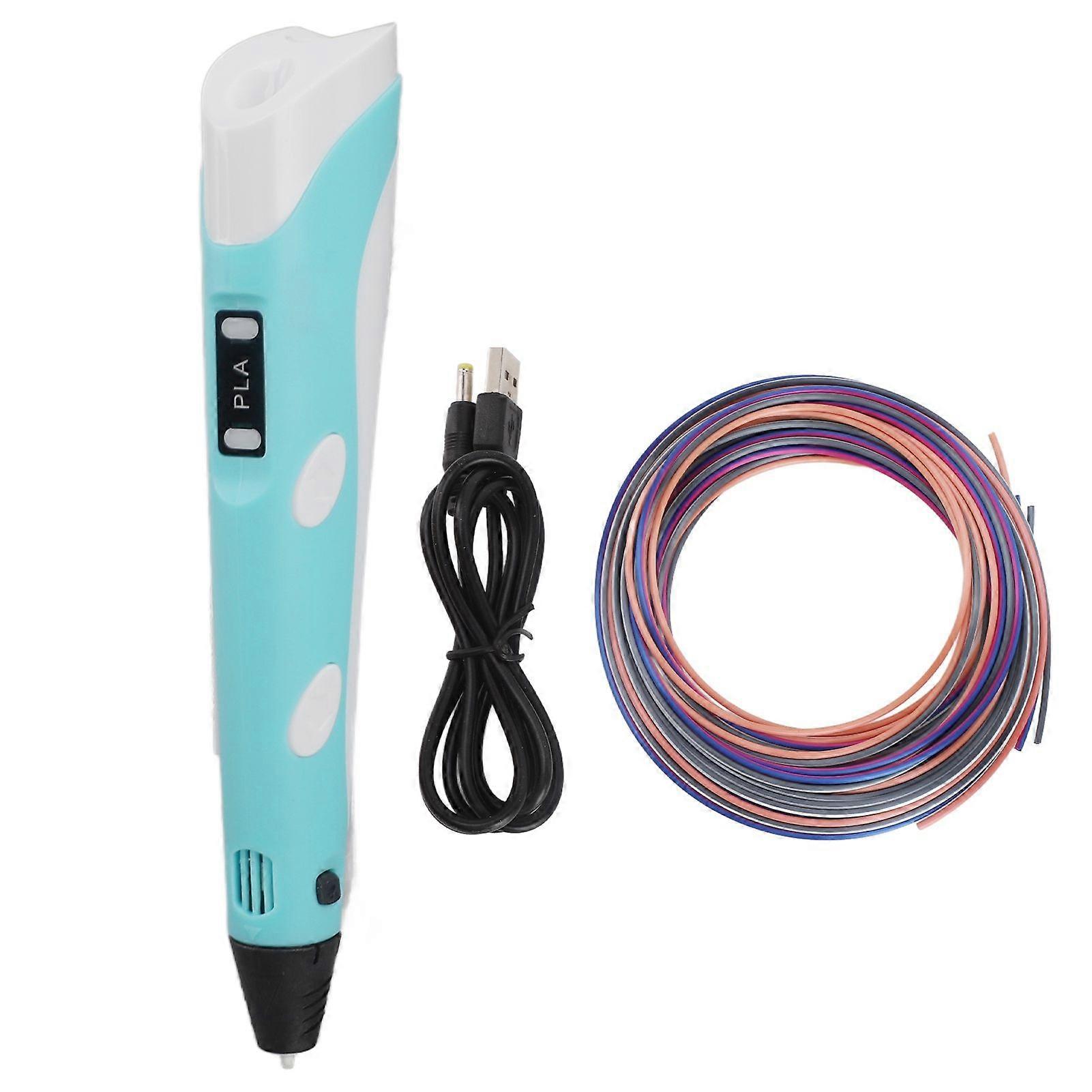 High quality Second generation 3d printing pen (English version USB blue)