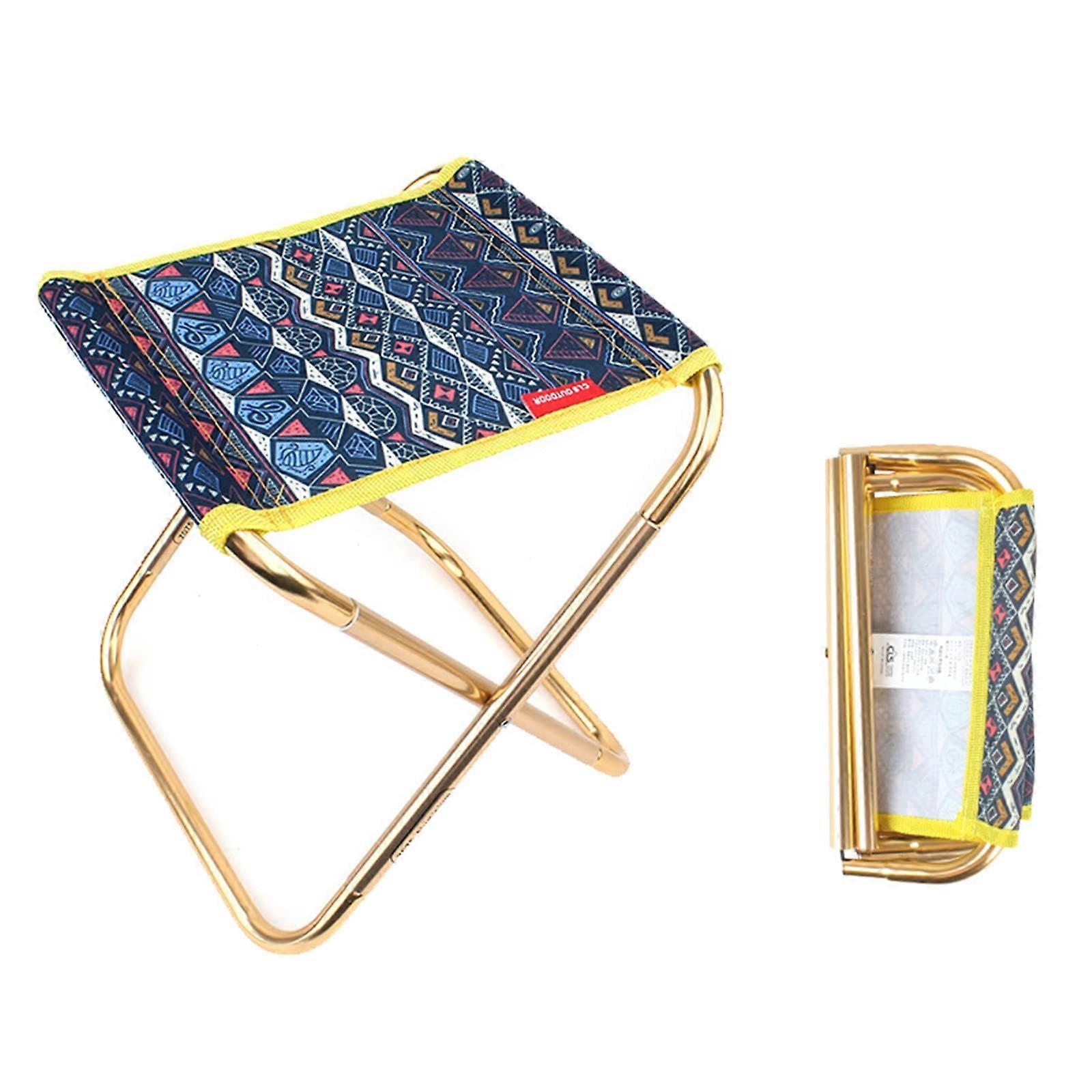 Camping stool, folding stool with carrying bag, mounting made of aluminum alloy, fishing stool