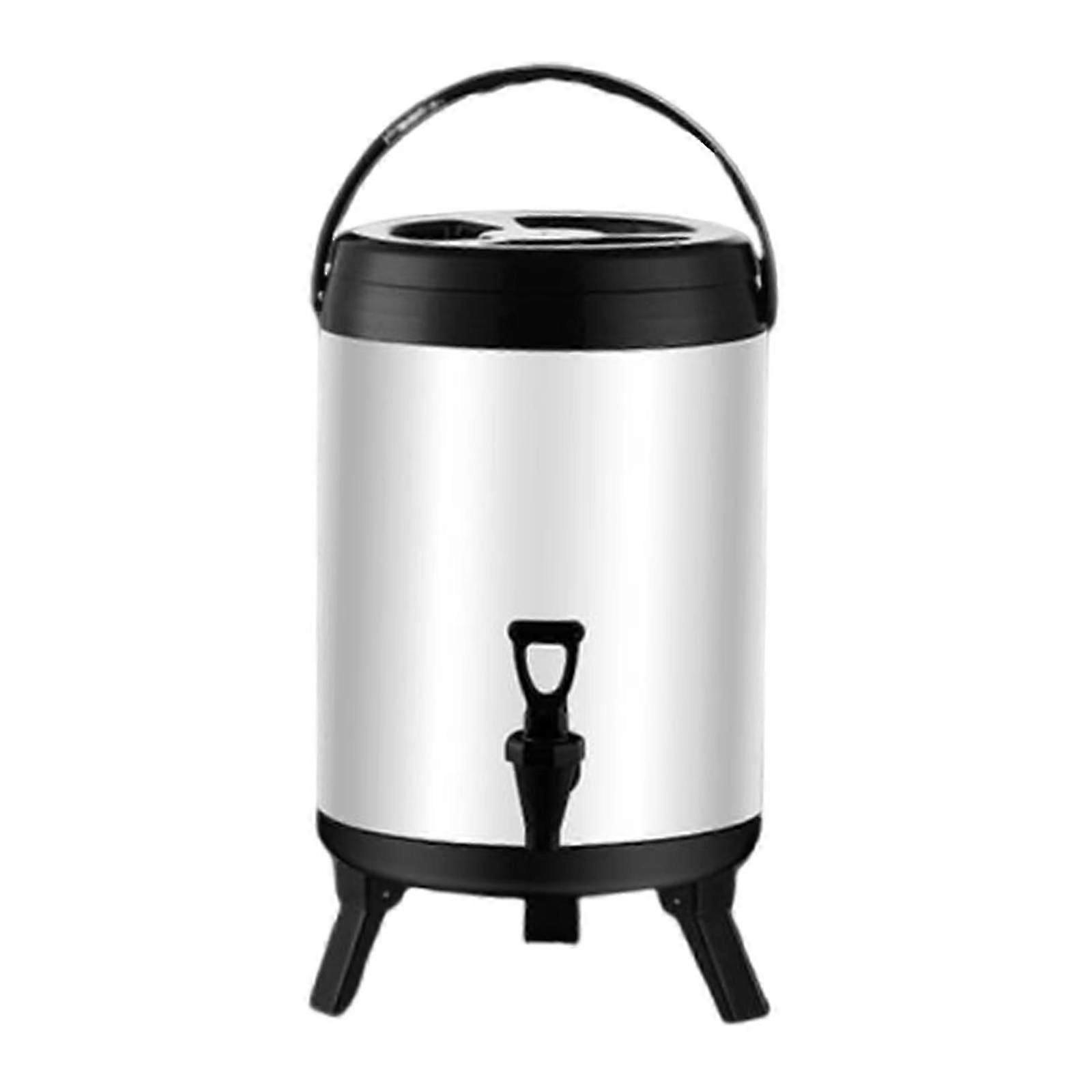 (12L) Barril aislado de acero inoxidable Utilice ollas de caldo para leche, agua caliente 6l