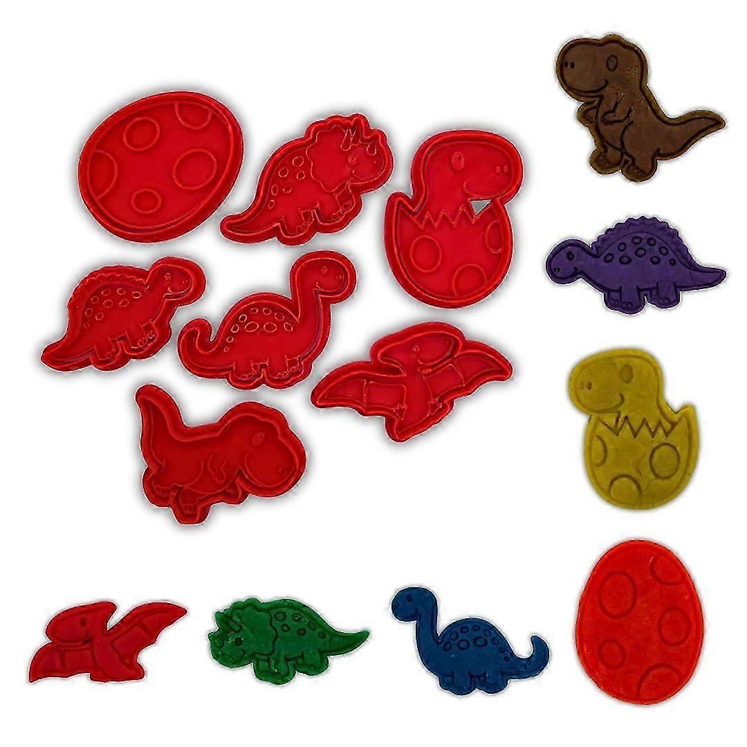 Dinosaur cookie cutters set for Baking/Playdough