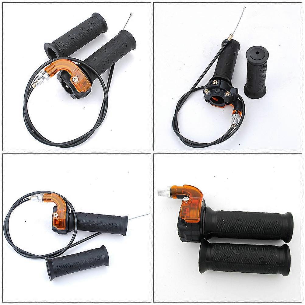 Universal ATV Cable Throttle Grips for 49cc, Built for Durable Use