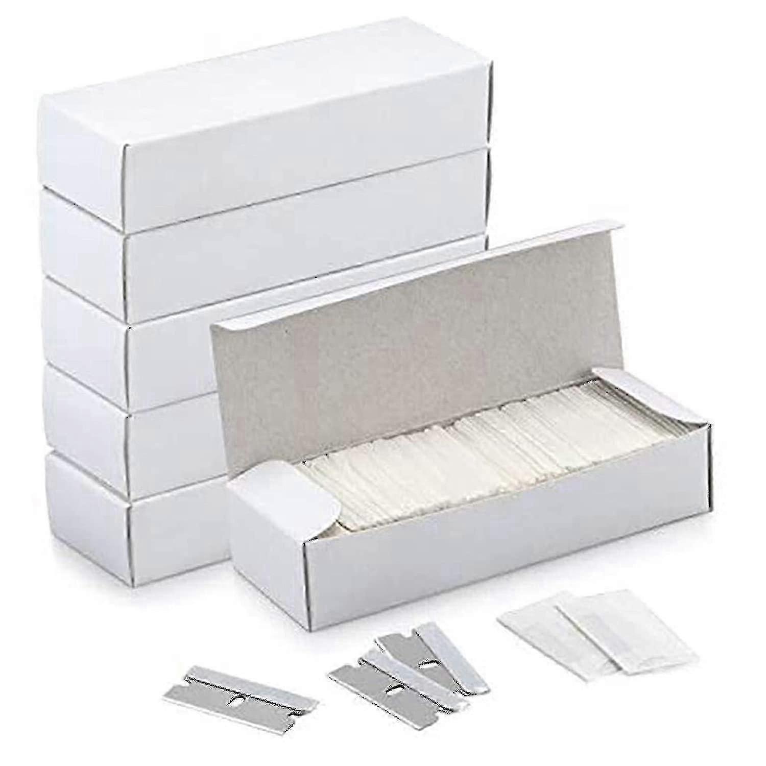 600pcs single edge barberblader, industrielle barberblader, boks cutter erstatning kniver, glass skrape barberblader