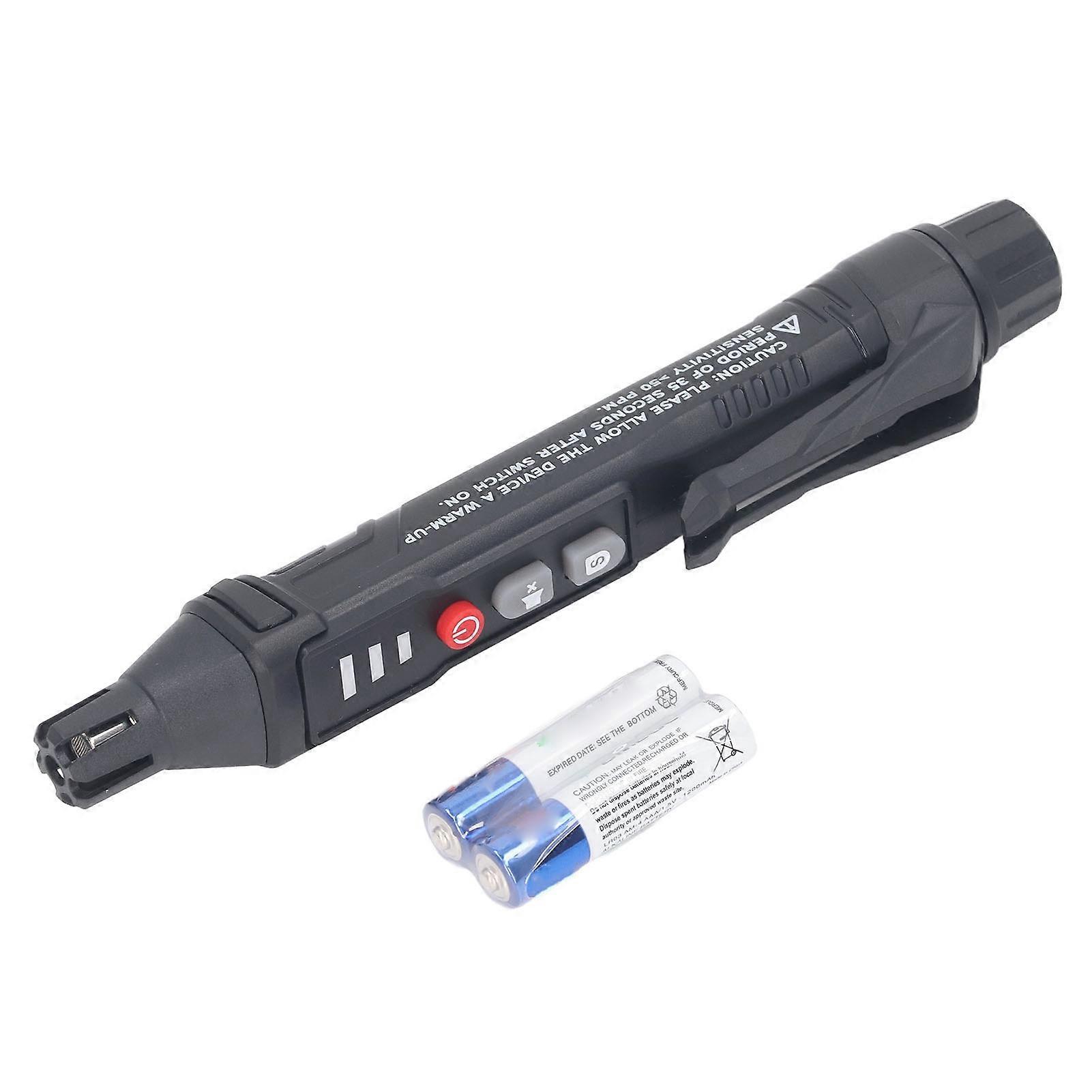 50-1000 ppm Halogen Gas Detector Sound and Light Alarm Refrigerant and Freon Leak Tester for Air Conditioning