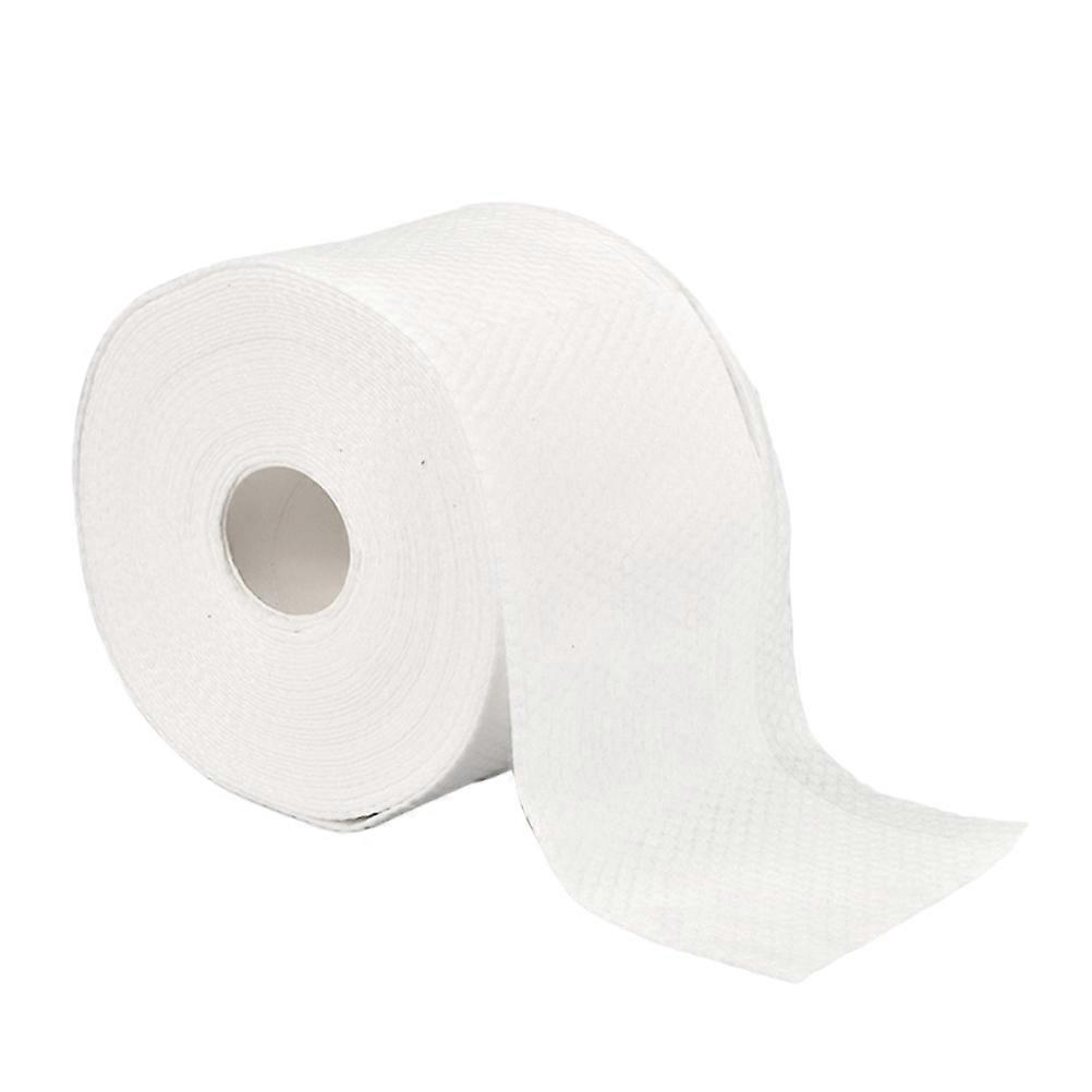 مناشف تنظيف غير منسوجة شبكات مزدوجة ملحقات قماش نظيفة يمكن التخلص منها للوشم ماكياج 18 م 1 لفة بيضاء