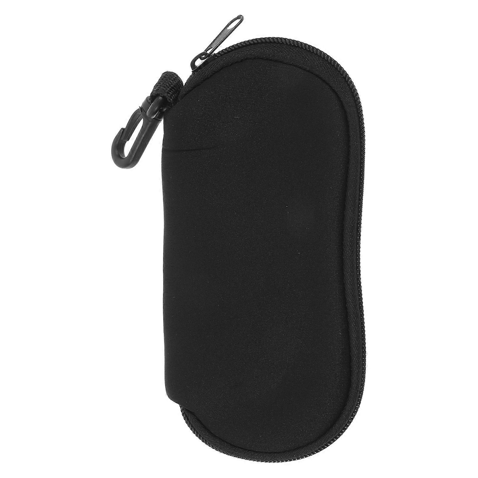 Glasses Bag Clip Neoprene Eyeglass Case Protective Portable For Travel 1Set