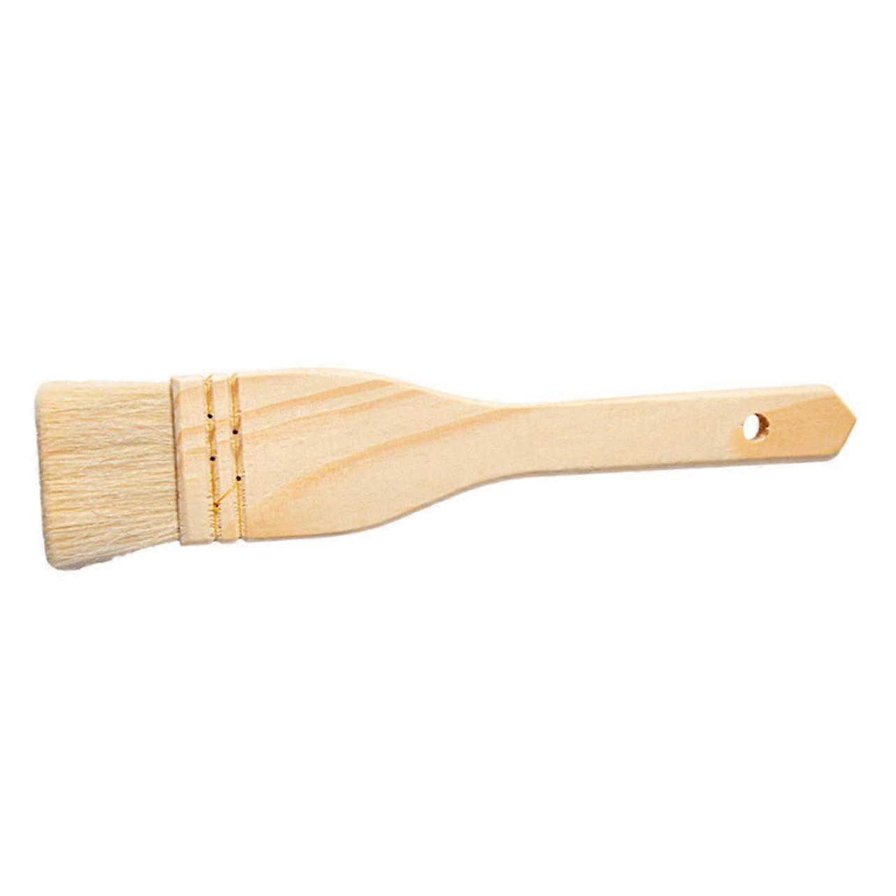 Basting Brush - Wooden Handle Oil Brush For Grilling And Baking, Sauce Application, Grill Accessory, Model 1