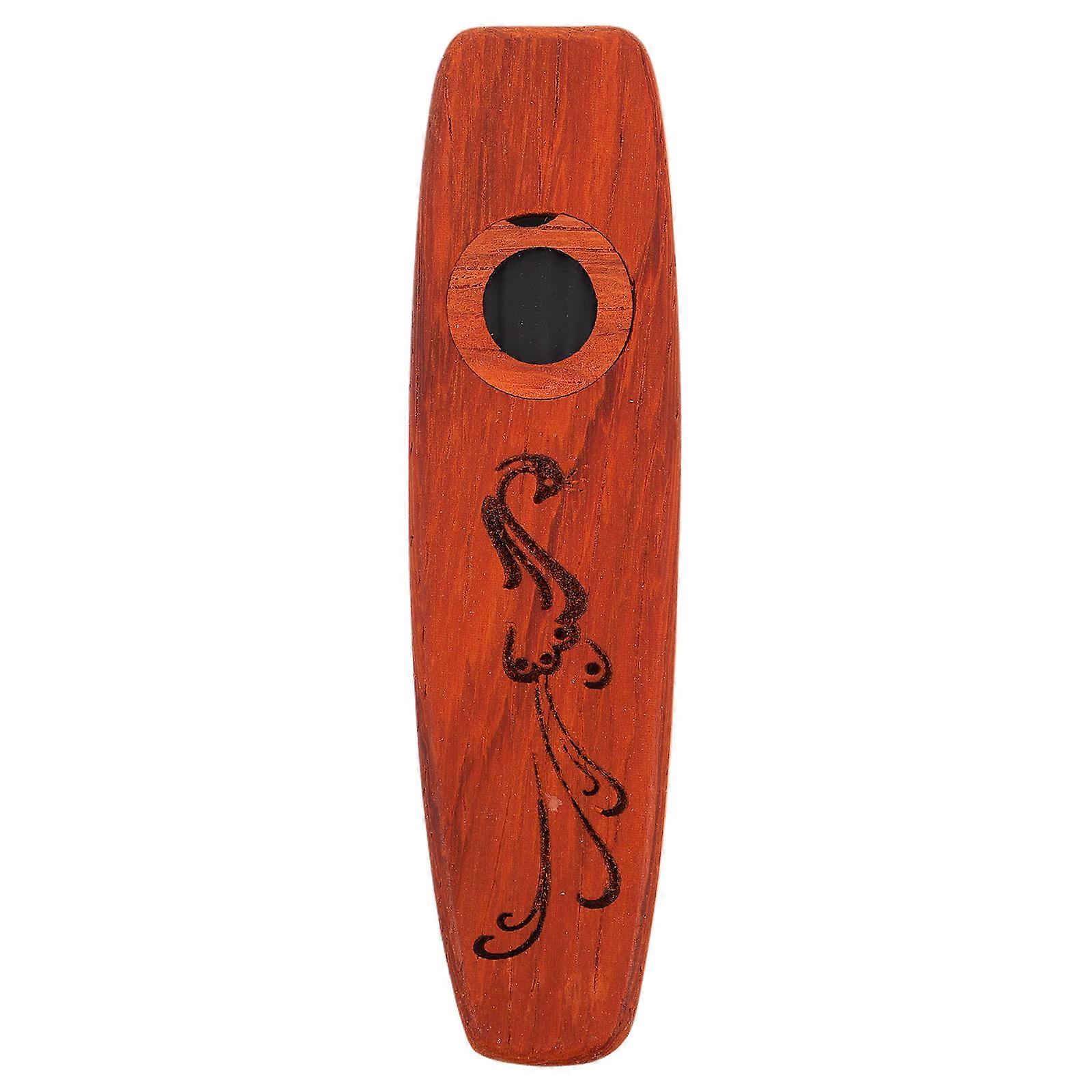 Wood Kazoo Flute – Professional Wooden Wind Instrument for Adults, Easy to Play, Perfect for Guitar and Ukulele Accompaniment, Ideal for Group