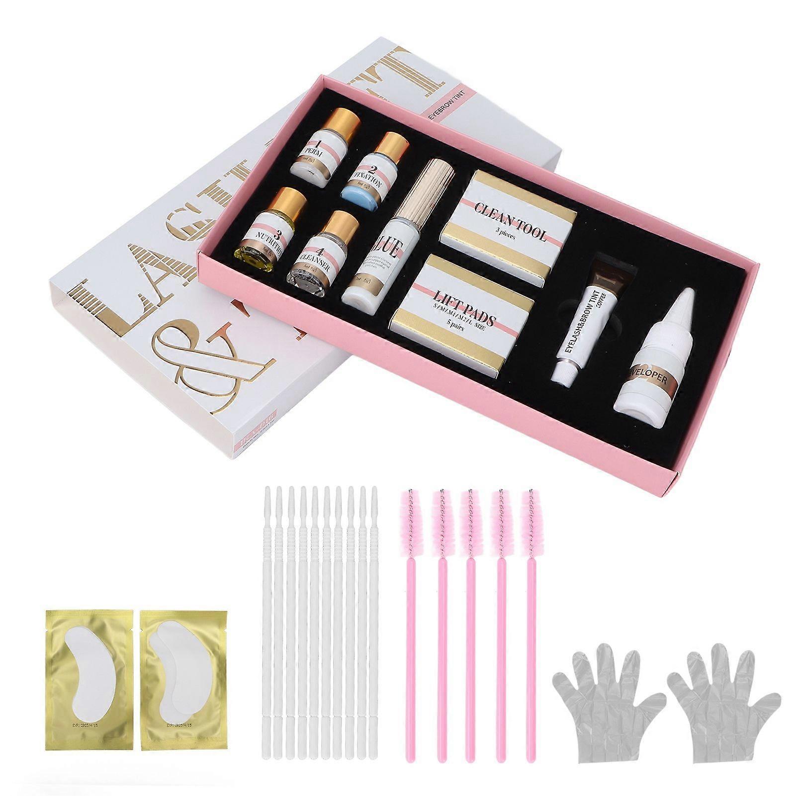 2025 Latest Model 3 in 1 Gentle Eyebrow Tint Perm Eyelash Lift Tint Kit Semi P...