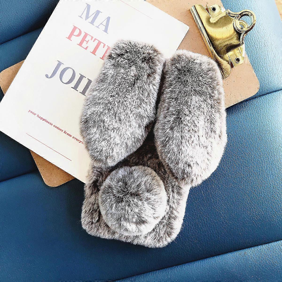 Cute Phone Case Plush Texture Portable Durable For Rabbit Ear Shape 1Pcs