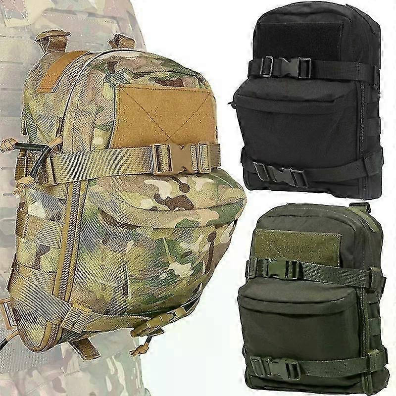 Taktischer Trinkrucksack Kampftraining Angriff Molle Tasche Outdoor Jagdweste Rückenplatte Träger Wassertasche