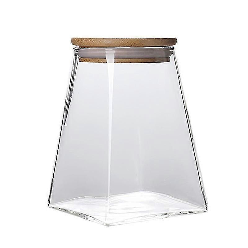 Geometric Grain Airtight Storage Jar