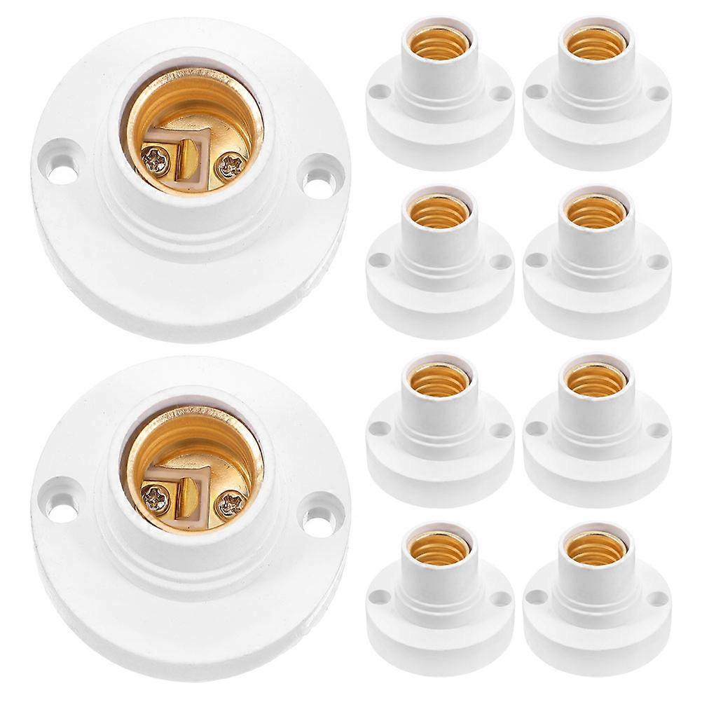 Standard Retro Socket Lamp Socket For Ceiling Light Fixtures Home Use 10Pcs