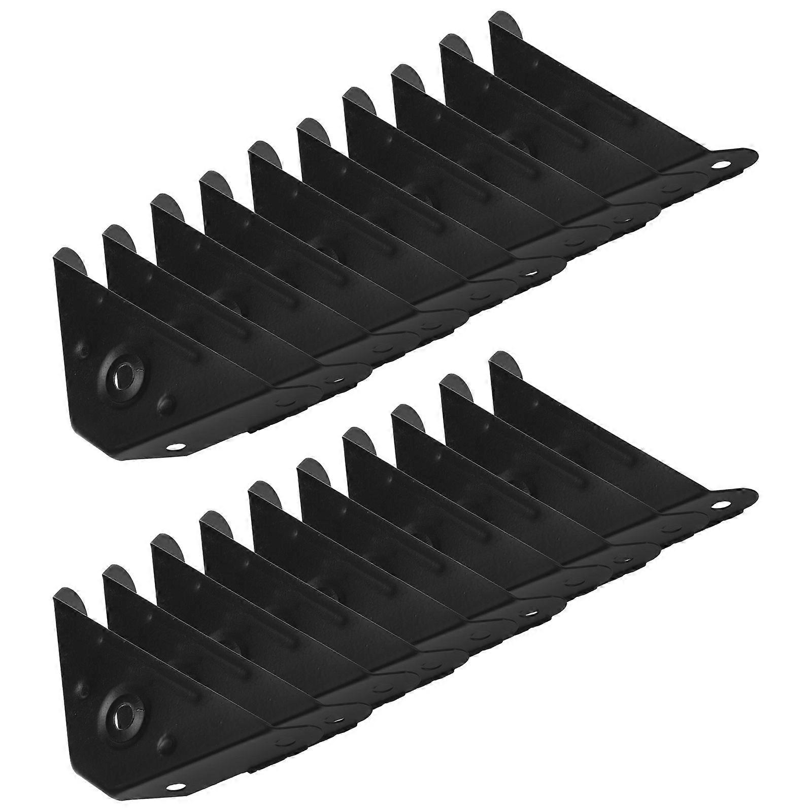 Thickened Angle Brackets Reinforced Corner Code Support Furniture Components 6.00X6.00X1.60CM 20Pcs
