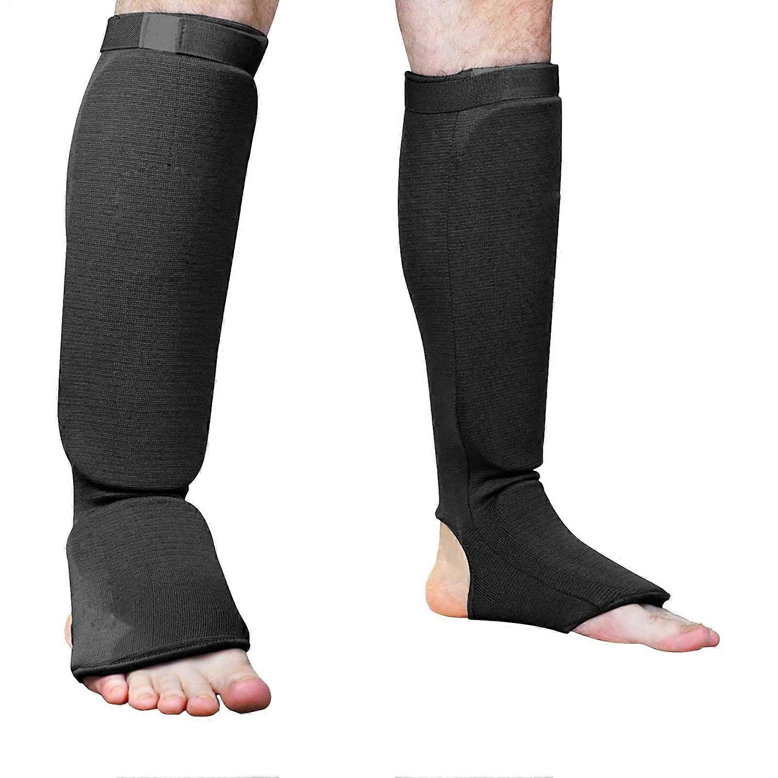 Muay Thai Shin Guards for Adults – MMA Sparring Protection, Comfortable Foam Padding, Durable Kickboxing Gear for Training