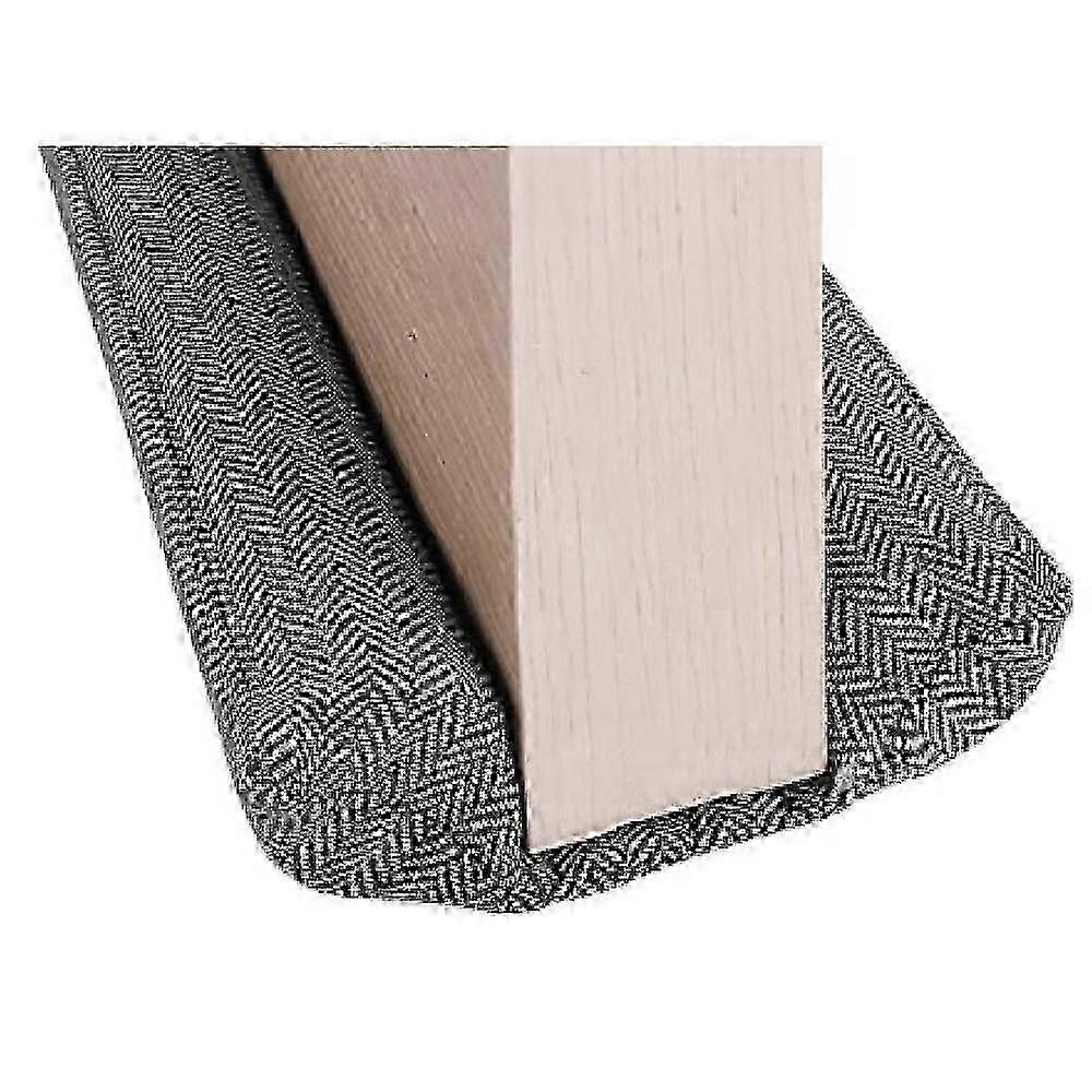 Weighted Door Draft Stopper, Energy Saving Triangular Gap Filler For Home Room Essentials, Adjustable Length Under Door Blocker, Reduces Heating hwyNO