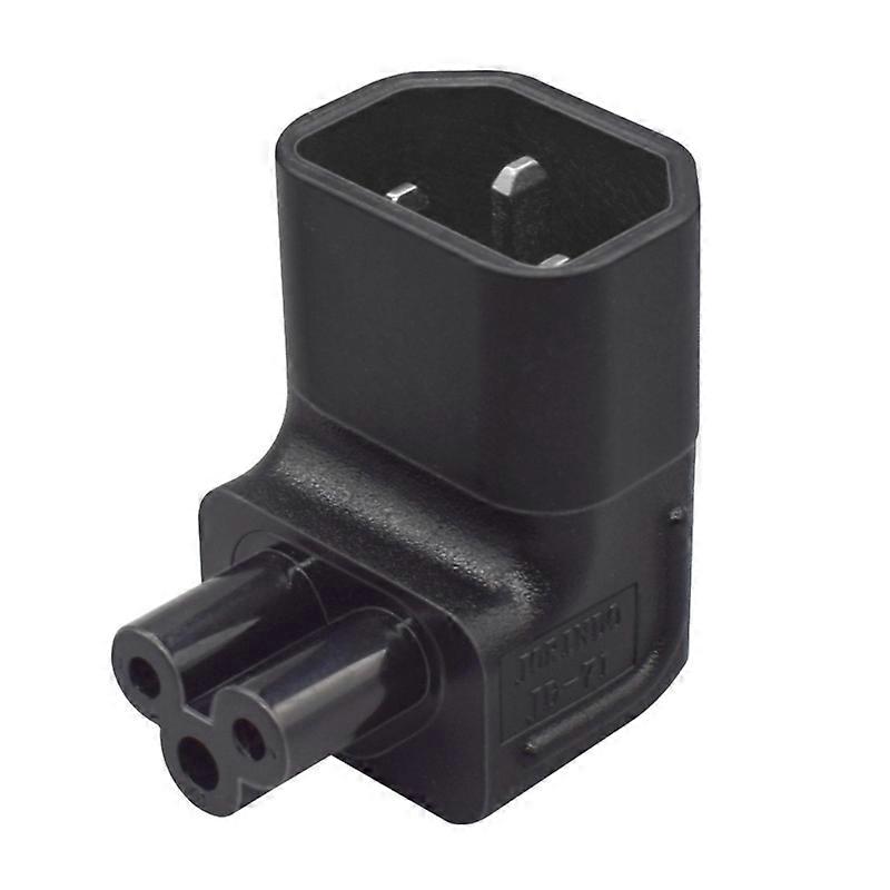 IEC320 C5 Power Converter IEC C14 Male to C5 Female Up/Down Angle Connector 10A 250V Outlet Connector Converter