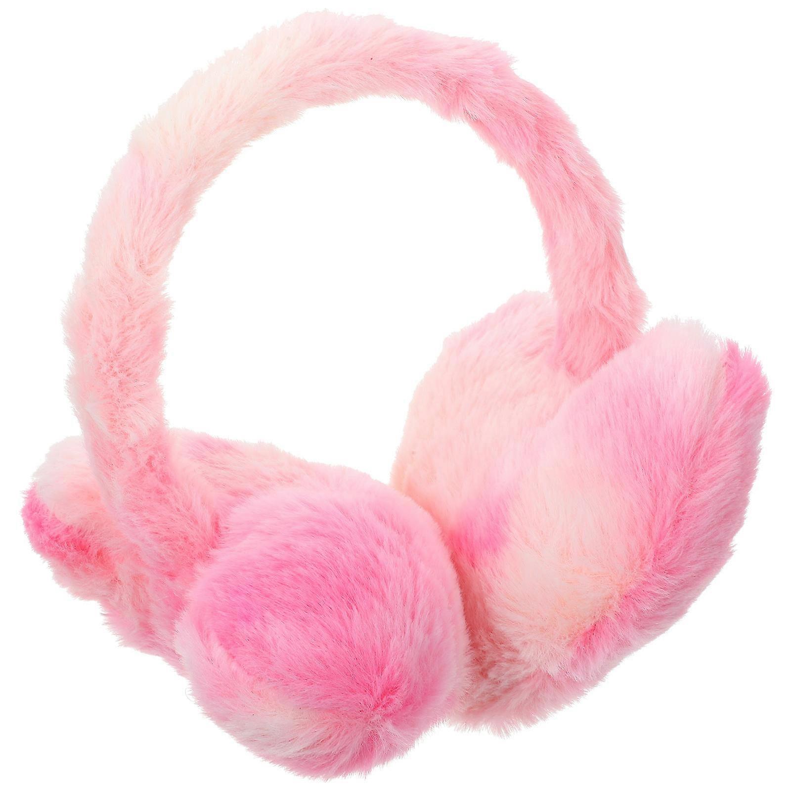 Earmuffs Winter Ear Cover Cold Weather Skiing Accessory Plush 7.1X5.9X4.7in Noise Reduction All Ages 1Pack
