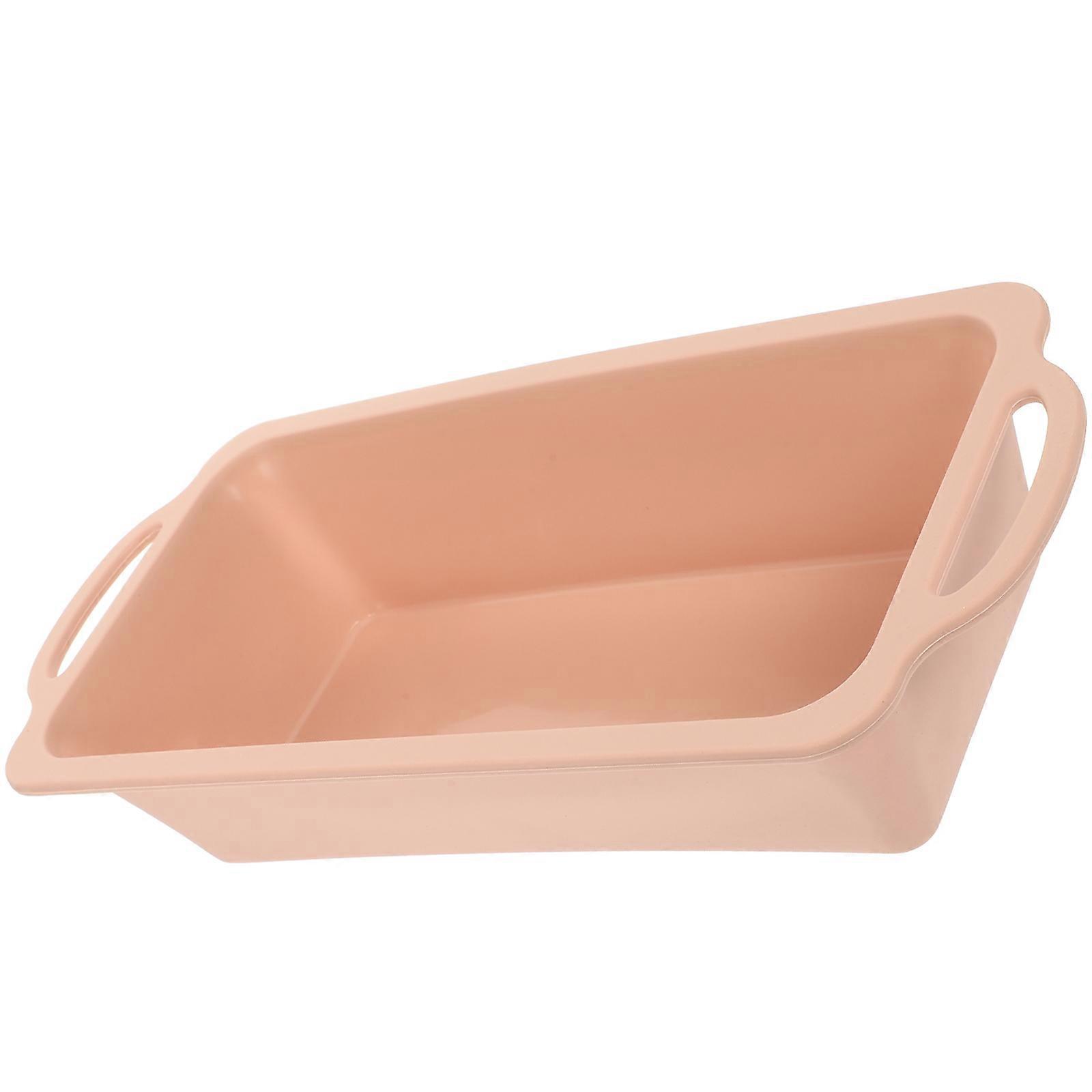 Silicone Bread Loaf Pans Non Stick Bread Pan Mold Rectangular Modern Minimalist Home Bakers 31.00X14.00X6.50CM Oven Safe 1Pcs