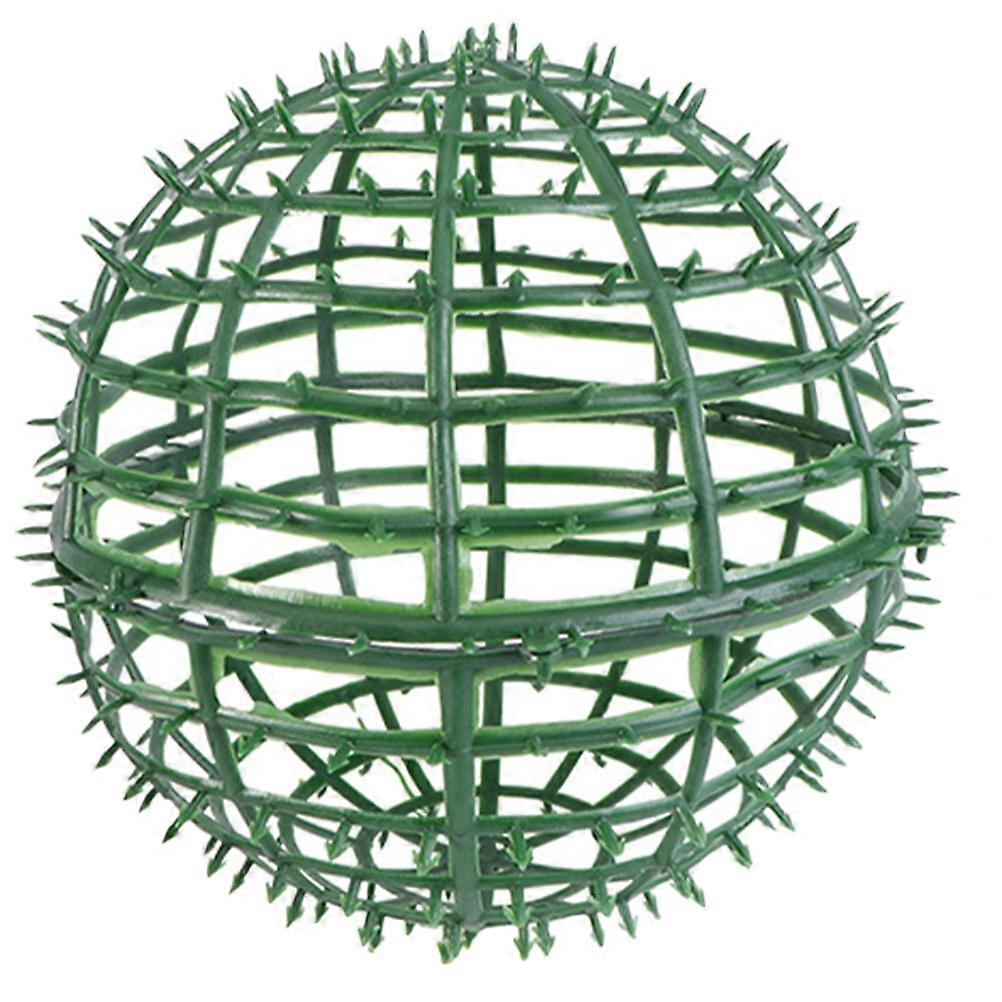Topiary Ball Support Cage Plastic Plant Frame Faux Grass Ball Frame Rack Flower Shelf Holder Green 40cm x 40cm x 40cm Flower Holder 1Pcs