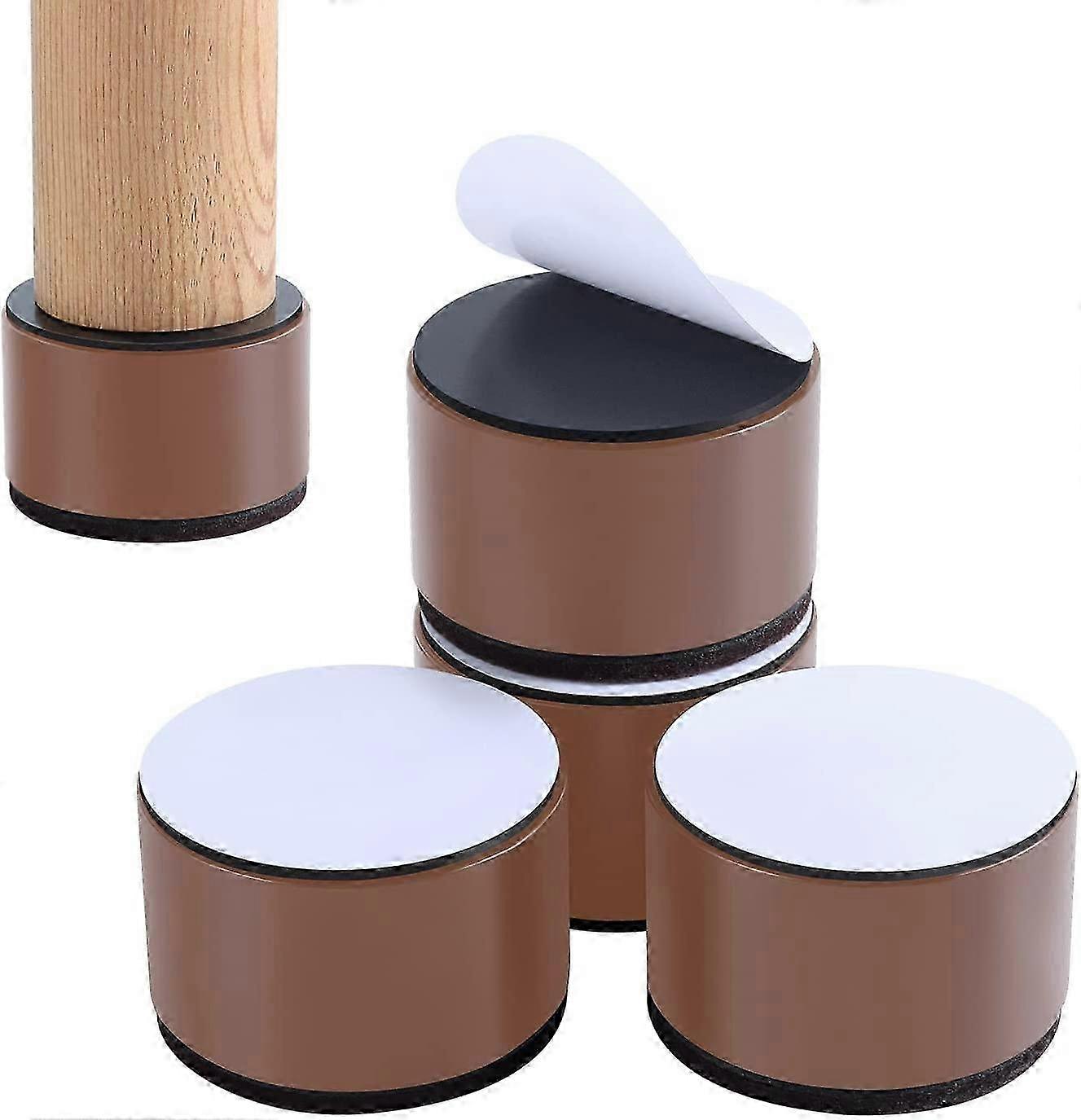 Furniture Risers Increase Height by 2 Inches, Durable Steel Support for Up to 10,000 Pounds, Perfect for Tables, Chairs or Sofas, Set of 4 S
