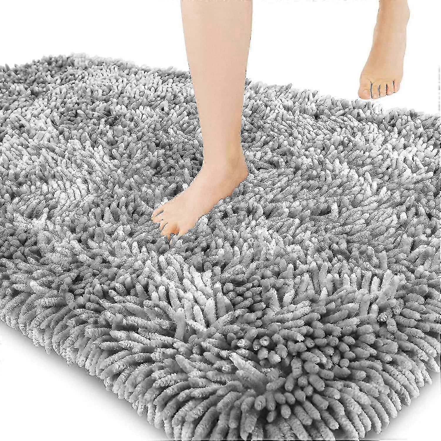 Luxurious Non-Slip Fluffy Bath Mat for Your Bathroom, Exceptionally Soft and Comfortable with Extra Thickness for Ultimate Comfort