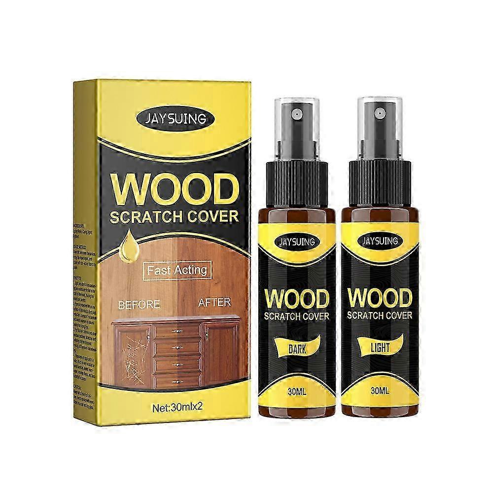 2sets Pavimento in legno Scratch Repair Agent Mobili in legno Riparazione graffio Riparazione colore Ristrutturazione Maint