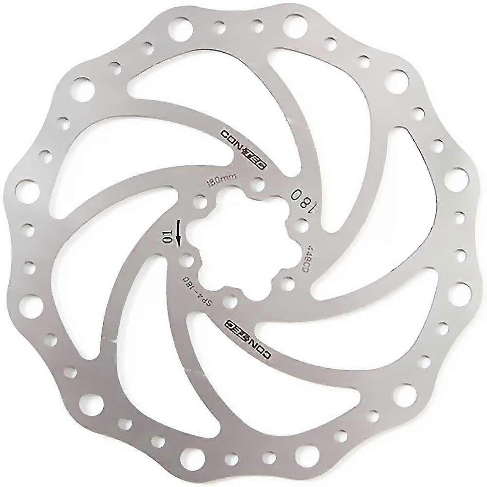 CONTEC Brake Disc CDR-1 180 mm Lightweight 160 g with Patches for Mountain Bikes and Road Bikes