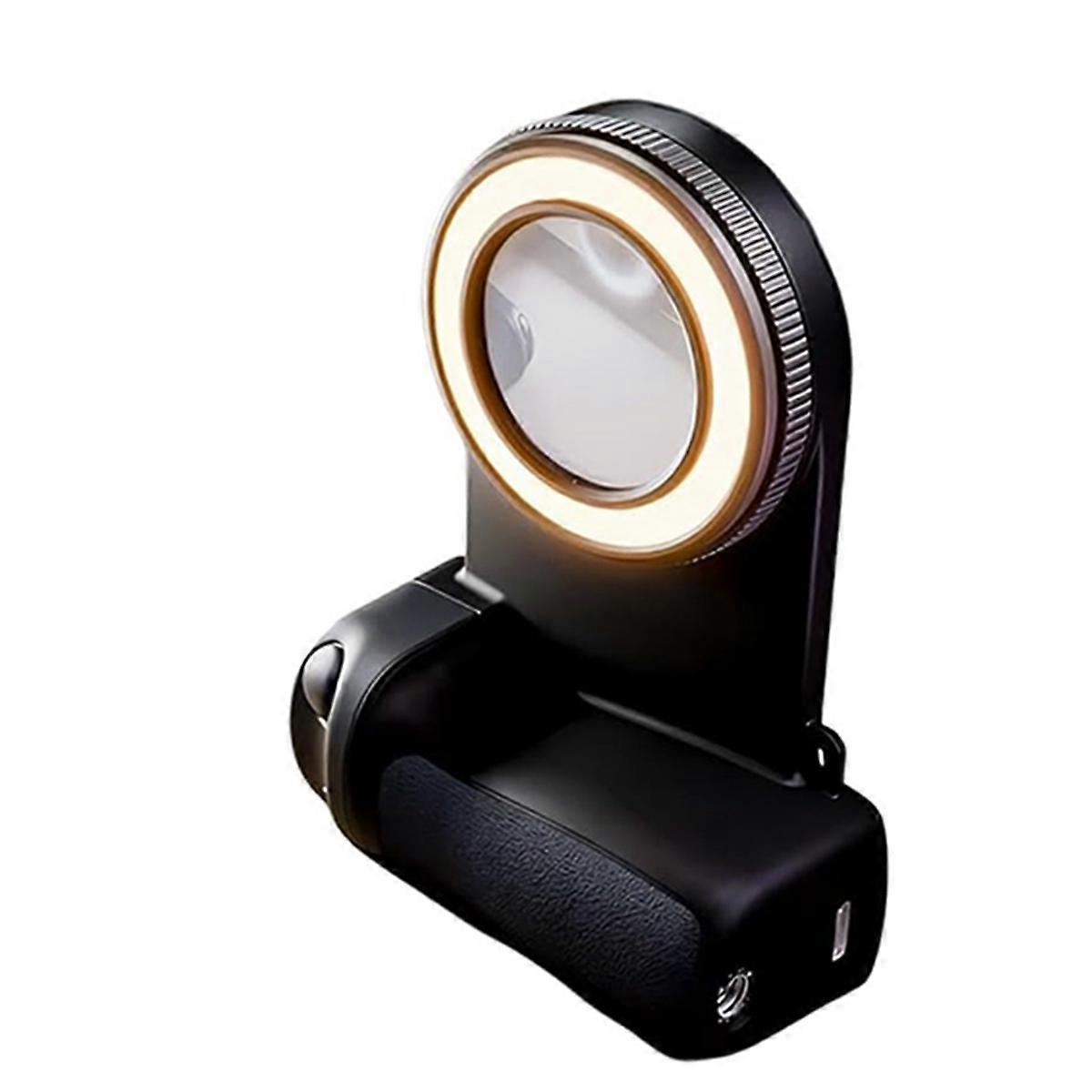 Smartphone Camera Shutter Grip Bluetooth Selfie Handle Camera Photo Stabilizer with LED Fill Light