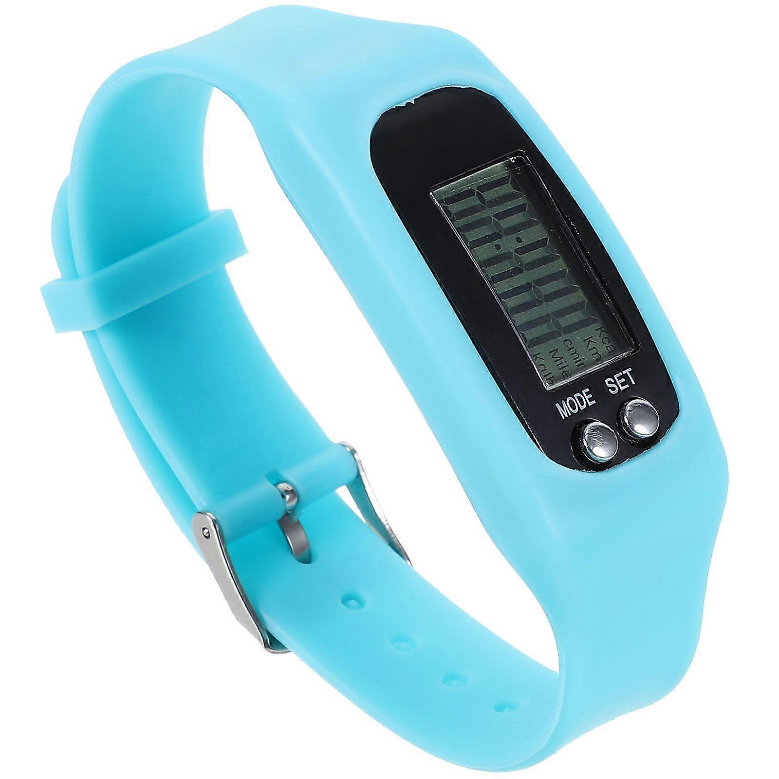 Pedometer Watch Multi-function Step Counter Watch Silicone Wrist Pedometer Watch