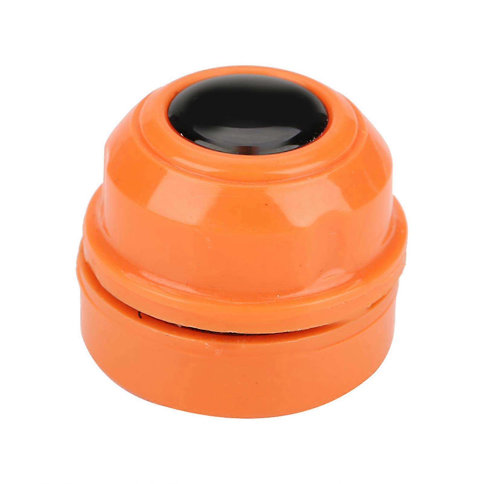 Mini Portable Durable Plastic Magnet Fish Tank Brush Cleaning Tool(Orange)