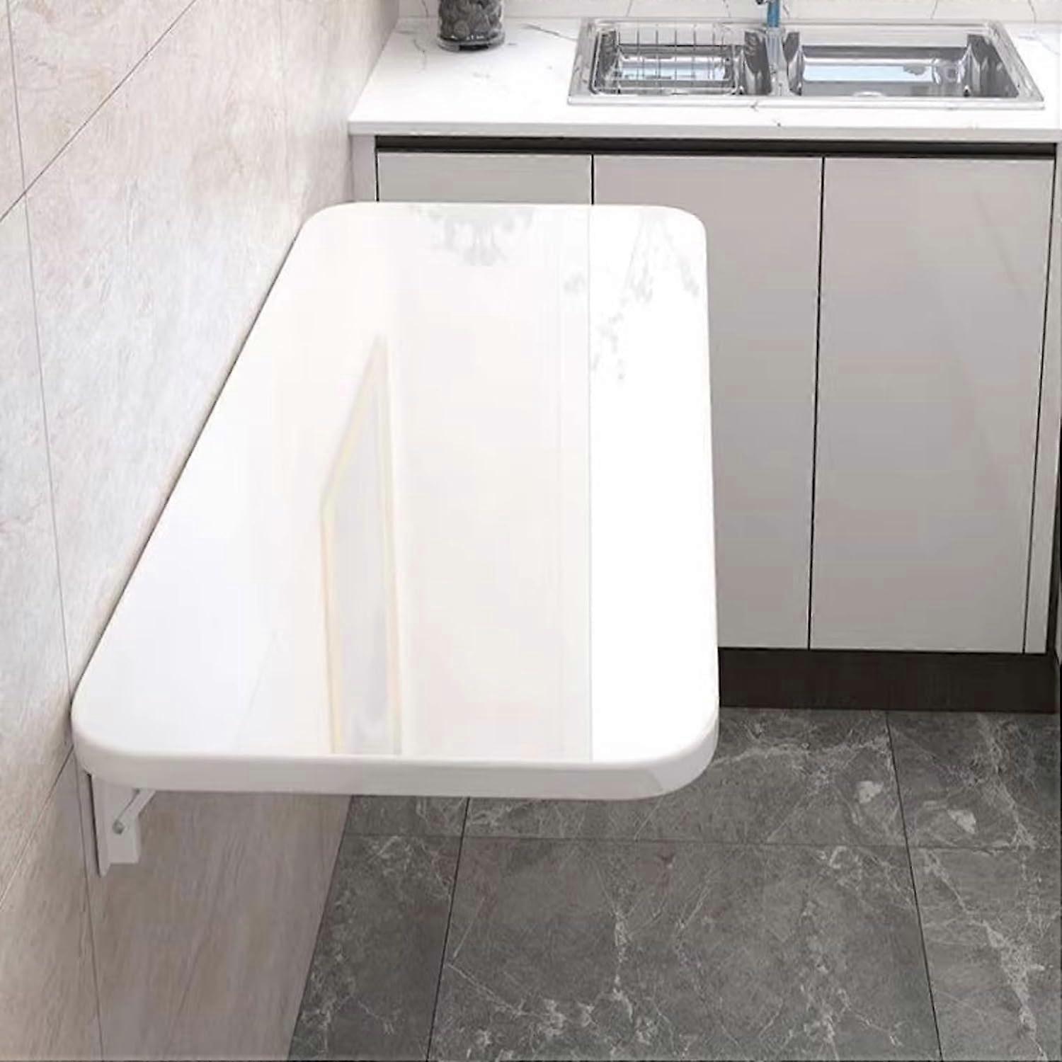 Foldable floating wall table for laundry room, home office, study room (100x50cm)
