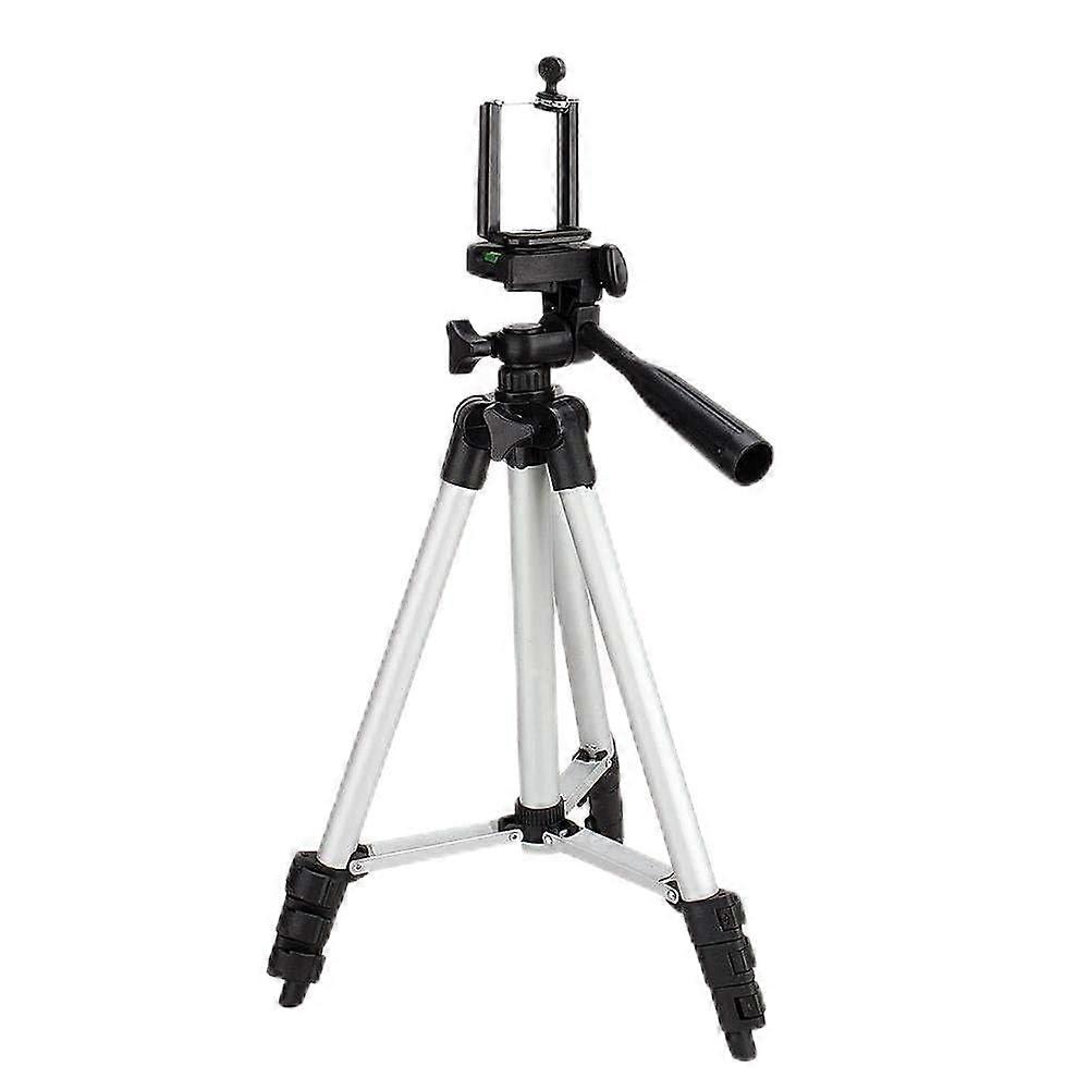 Portable Aluminum Tripod Stand, Lightweight, Adjustable, Phone Holder, DSLR Camera for On the Go