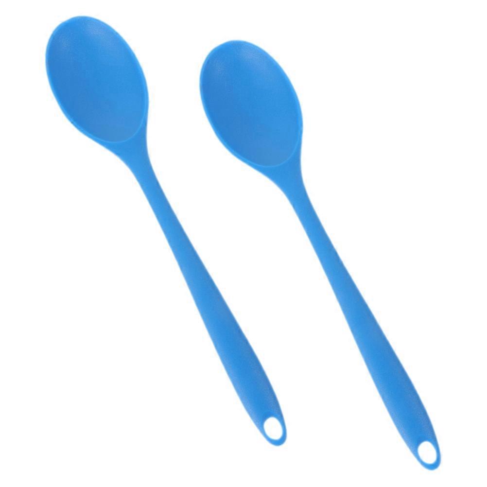 Heat-Resistant Cooking Spoons Nonstick Kitchenware Essential Dinner Tool Restaurant Use 2Pcs